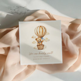 Beige wir können frühzeitig Minimalistische Babydu Serviette