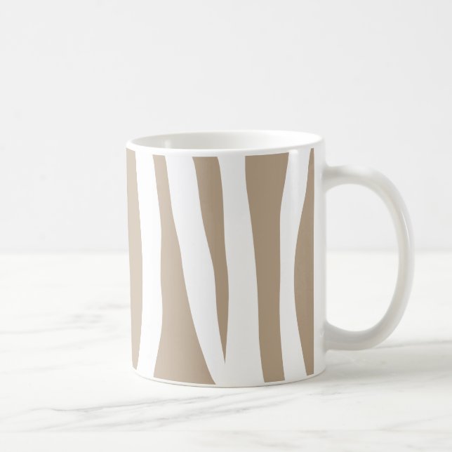 Beige-Zebra Kaffeetasse (Rechts)
