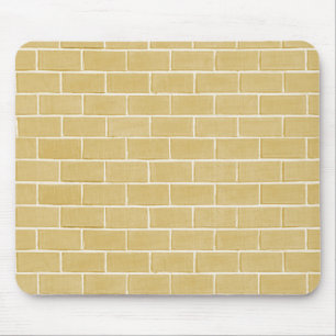 beige Ziegelsteinhintergrund Mousepad
