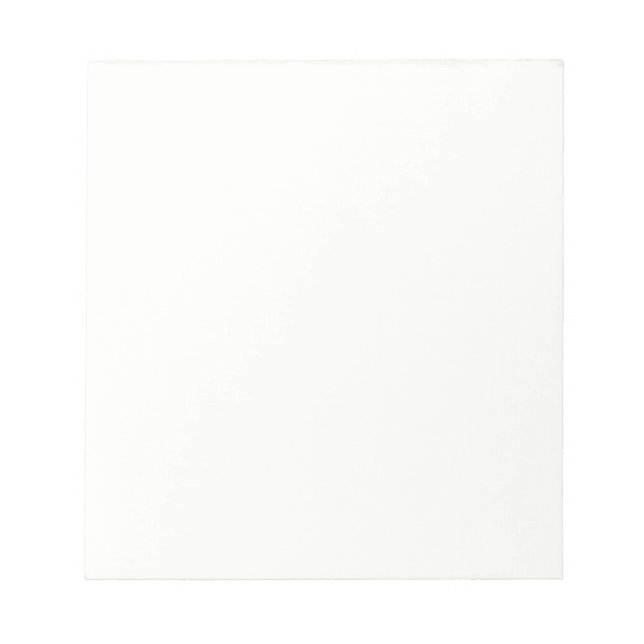 Beigefarbene Farbe - Anpassbares Muster Notizblock (Vorderseite)