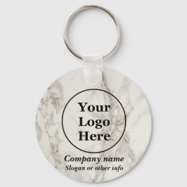 Beigefarbener Marmor Schlüsselanhänger