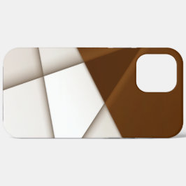 Beigefarbenes Dreieck mit Schatten, glatter Stil Case-Mate iPhone Hülle