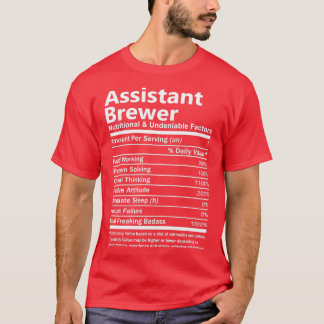 Beigeordneter Brauer ernährungsphysiologischer und T-Shirt