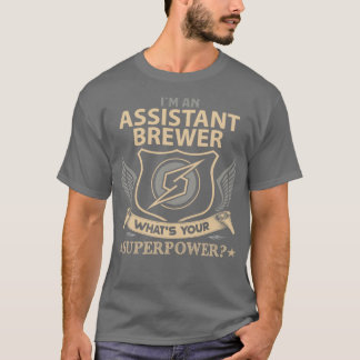 Beigeordneter Brauer-Superpower-Job-Geschenk T-Shirt