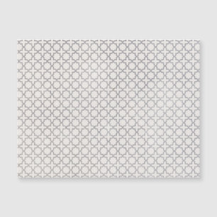 Beiger islamischer geometrischer Muster Magnetkarte