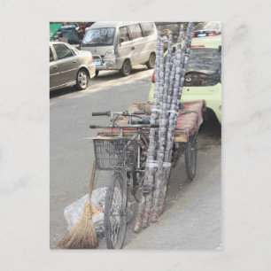 Beijing Work Bike Postkarte