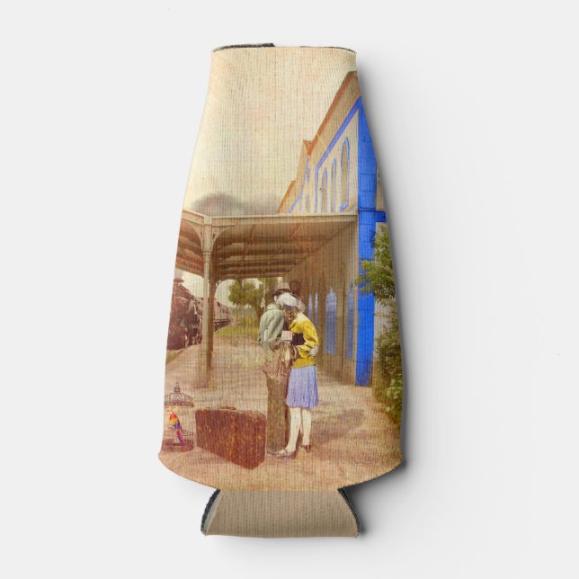 Beijo em Óbidos. Portugal Flaschenkühler (Vorderseite)