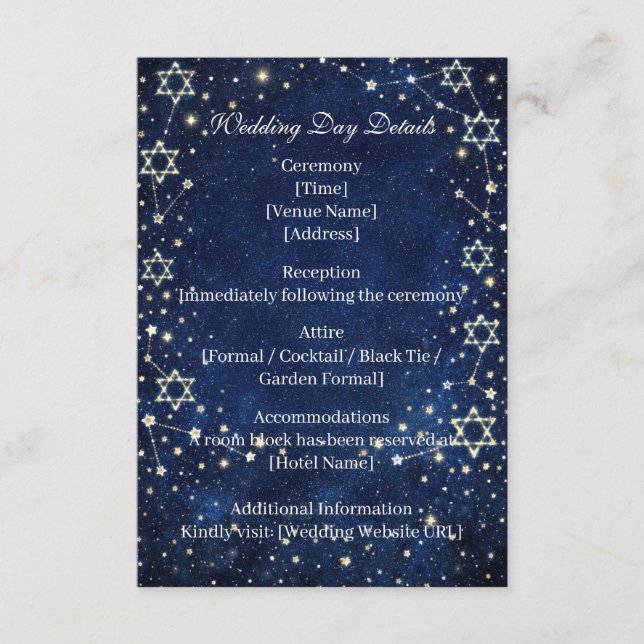 Beilagekarte Begleitkarte (Vorderseite)