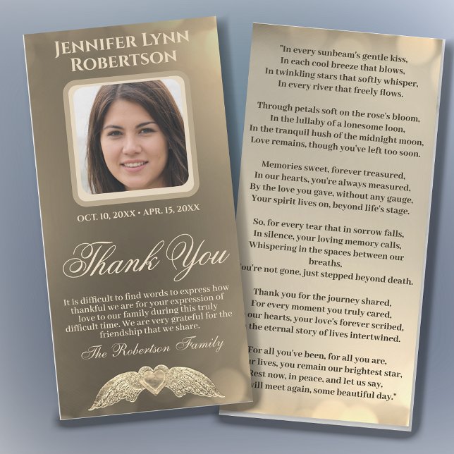 Beileid Beerdigung Foto DANK IHNEN mit Herz (Von Creator hochgeladen)