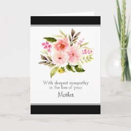 Beileid Beileid für Mutter oder jemand Gruß Karte
