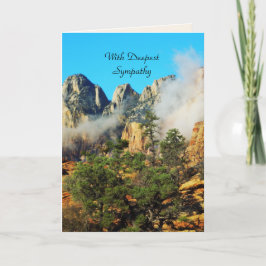 Beileid, Berge und Wolken, Schönheit der Natur Karte