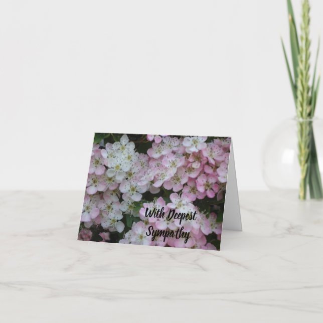 Beileid-Blume Ankündigung (Vorderseite)