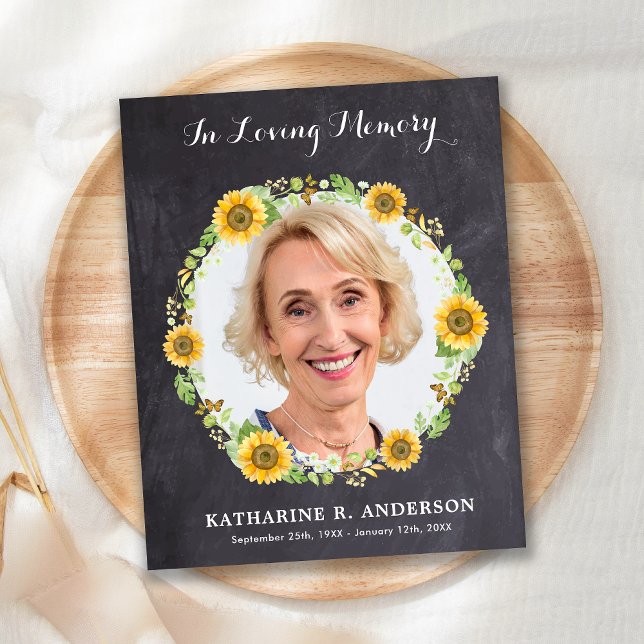 Beileid Dankeschön Karten Sonnenblumen Foto Beerdi (Von Creator hochgeladen)