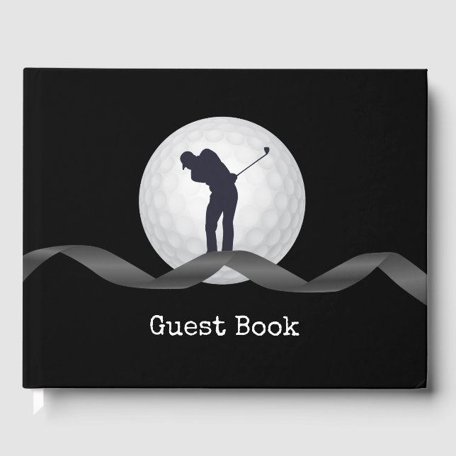 Beileid des Beileids für Golfer Gästebuch (Vorderseite)