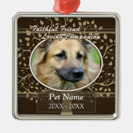 Beileid eines feinen Freundes Ornament Aus Metall