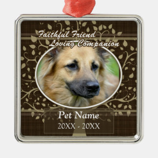 Beileid eines feinen Freundes Ornament Aus Metall