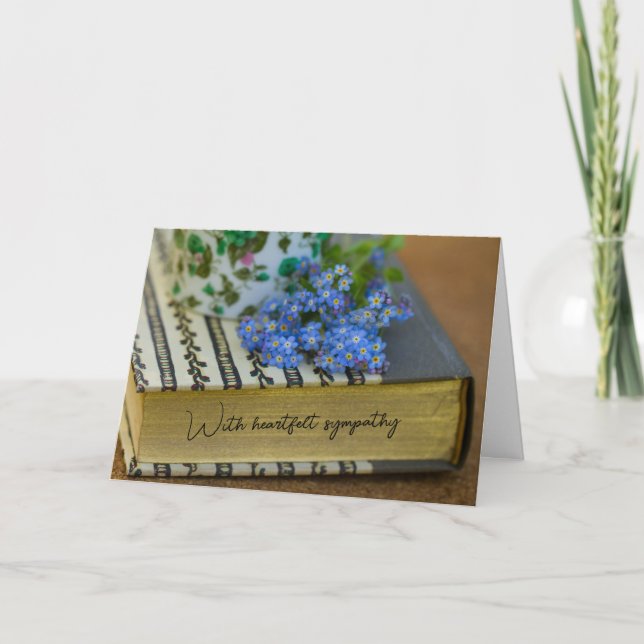 Beileid Faltkarte Karte (Vorderseite)