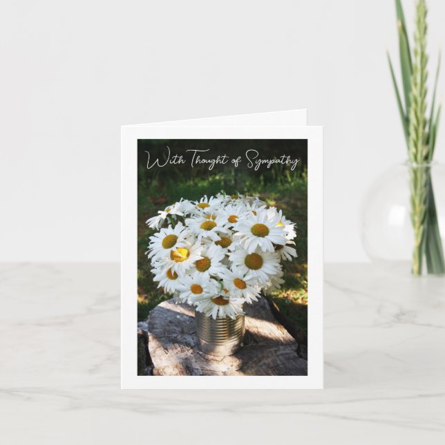 Beileid Faltkarte Karte (Vorderseite)