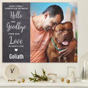 Beileid für Hunde-Haustiere Geschenk für moderne F Leinwanddruck