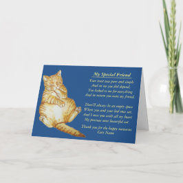 Beileid für Katzen und Haustiere Karte