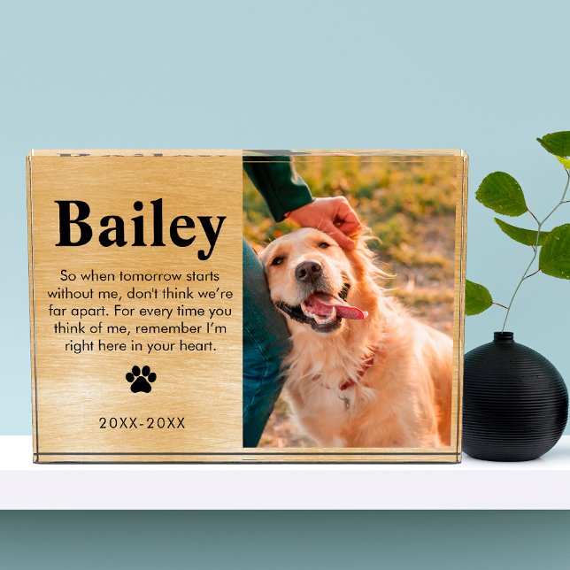 Beileid-Geschenk für Katzen oder Hunde Fotoblock (Von Creator hochgeladen)