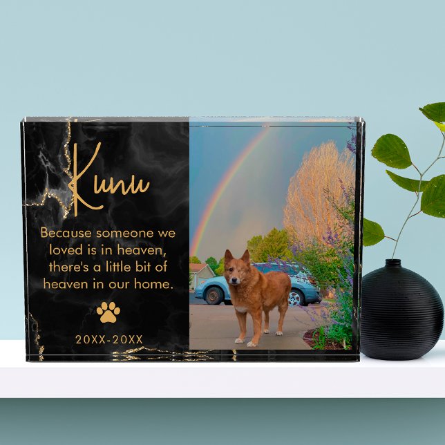 Beileid-Geschenk für Katzen oder Hunde Fotoblock (Von Creator hochgeladen)