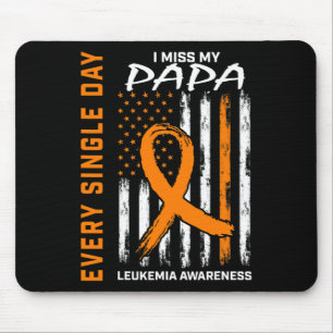 Beileid Geschenke Verlust Papa Orange Leukemia Awa Mousepad