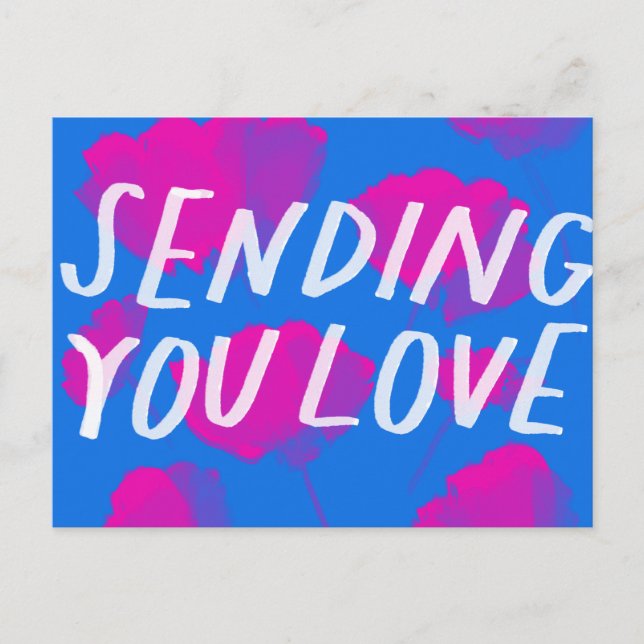 Beileid, gute Postkarte (Vorderseite)