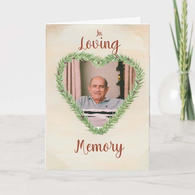 Beileid in Christmastime Karte (Vorderseite)