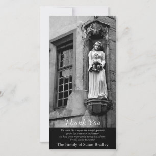 Beileid Jungfrau und Kind 2 Vielen Dank Dankeskarte