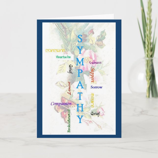 Beileid Karte (Vorderseite)