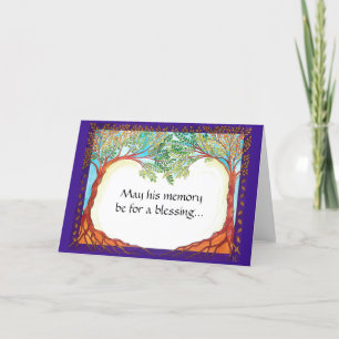 Beileid-Karte für einen Mann Karte