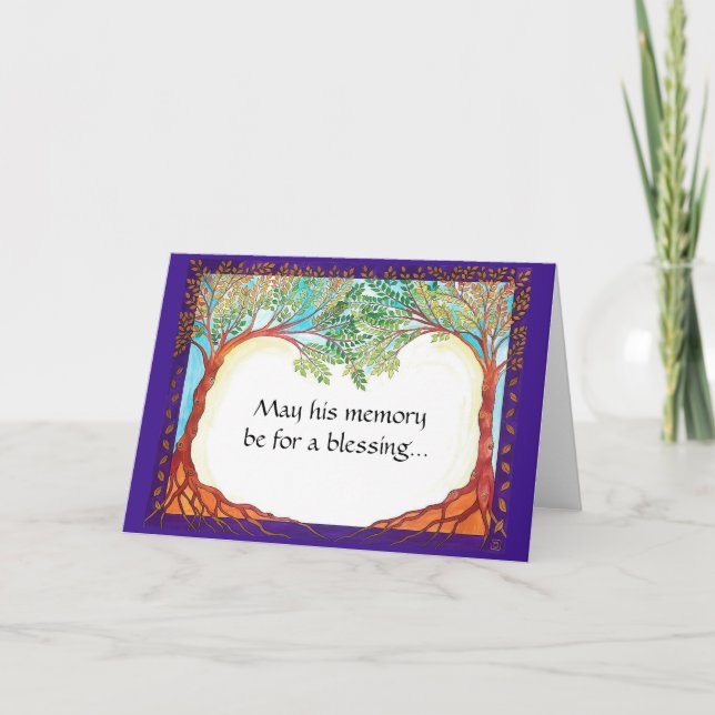 Beileid-Karte für einen Mann Karte (Vorderseite)