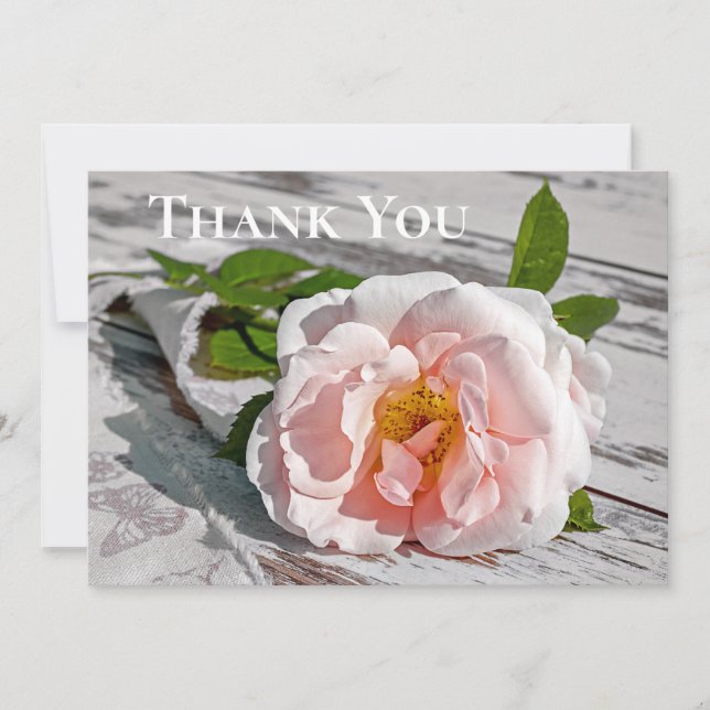 Beileid Memorial Service Vielen Dank Karten (Vorderseite)