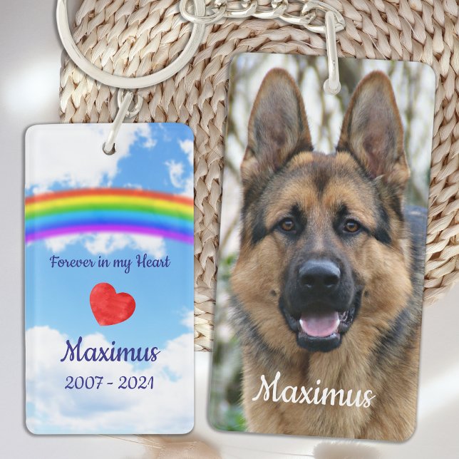 Beileid Pet Loss Hund Rainbow Bridge Memorial Schlüsselanhänger (Von Creator hochgeladen)