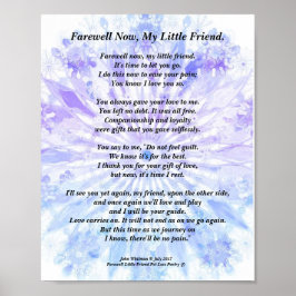 Beileid-Poesie drucken, Werteposter (Matte) Poster
