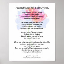 Beileid-Poesie drucken, Werteposter (Matte)