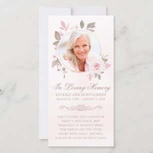 Beileid Rosa Rose Foto Beerdigung Gebet