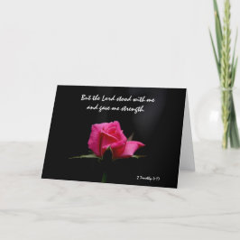 Beileid, Schrift Verse über Gottes Stärke Karte