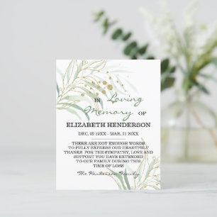 Beileid-Speicher /Vielen Dank.