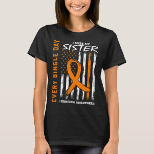 Beileid spendet Verlust der Schwester Orange Leuke T-Shirt