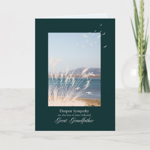 Beileid über den Verlust des Großvaters Karte