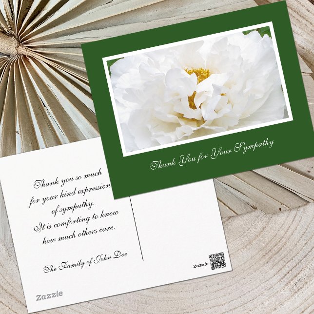 Beileid Vielen Dank, Postkarte (Von Creator hochgeladen)