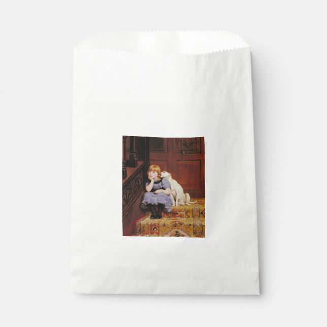 Beileid (von Briton Riviere) Geschenktütchen (Vorderseite)