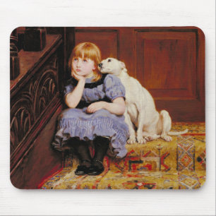 Beileid (von Briton Riviere) Mousepad