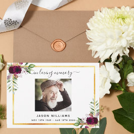 Beileid weiß Blütenbordeaux danke Ihnen Foto