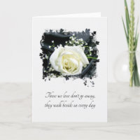 Beileid White Rose
