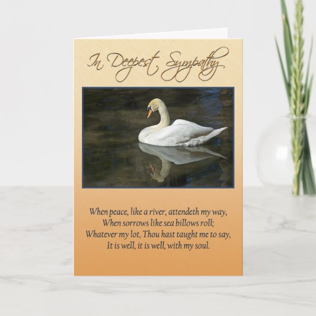 Beileids-Karte Karte (Vorderseite)