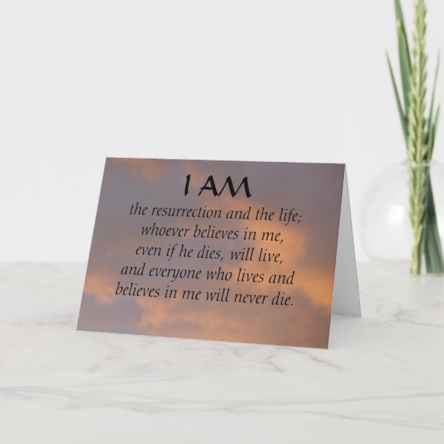 Beileidsbekundung Karte (Vorderseite)