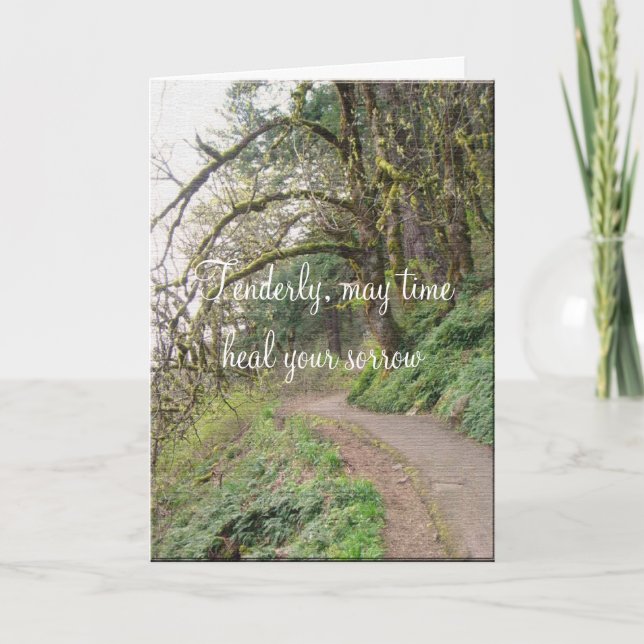 Beileidsbekundung Karte (Vorderseite)